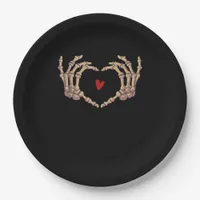 Skeleton Hands Women Skeleton Hands Halloween Paper Plates
