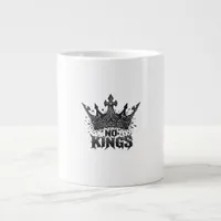 No Kings In America Minimal Clean Giant Coffee Mug