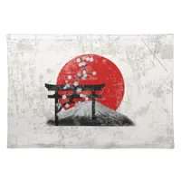 Flag and Symbols of Japan ID153 Cloth Placemat