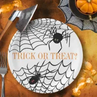 Trick or Treat Spiders ID214 Paper Plates