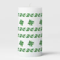 Candle - Christmas Holly