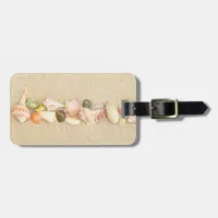 Row of Sea Shells Luggage Tag