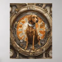 Steampunk Dog Poster