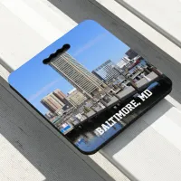 Baltimore's Inner Harbor World Trade Center Photo Seat Cushion