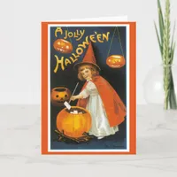 Vintage Halloween Greeting Card