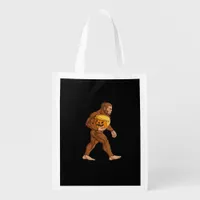 Bigfoot Halloween Trumpkin Pumpkin Classic Grocery Bag