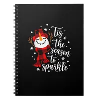 Tis Season To Sparkle Matching Family Notebook