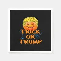 Trumpkin Funny Design For Halloween Napkins