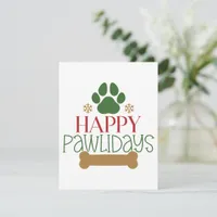 Happy Pawlidays Christmas Card