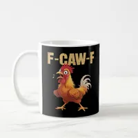F-Caw-F Crow Gothic Funny Humor Coffee Mug