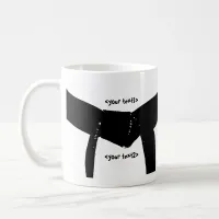 Martial Arts Black Belt Coffee Mug