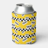 New York Yellow Taxi Cab Can Cooler