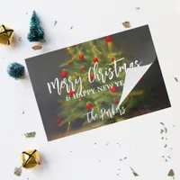 Christmas Tree Greetings Paper Placemat