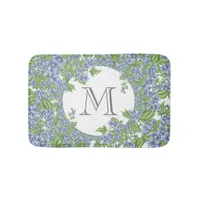 Floral Wreath Monogram Bath Mat