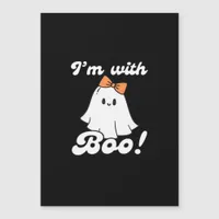 Im With Boo Funny Retro Style