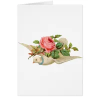 Vintage Dove and Rose