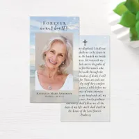 Forever in Our Hearts Photo Memorial Prayer Card