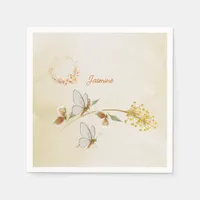Baby 1st birthday paper napkins 