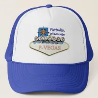 Platteville, Wisconsin P-Vegas Water  Baseball Cap