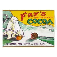 vintage cocoa polar bear