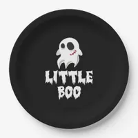 Little Boo In Halloween Cool Graphic Paper Plates