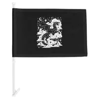 Academia Fantasy  Book Lover Bookish Goblincore Car Flag
