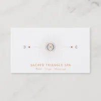 *~* Mandala Moon Alchemy Shaman Sacred Geometry Business Card