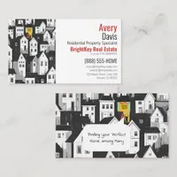 Finding Your Perfect Home Real Estate  Business Card