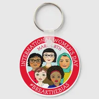 International Women's Day March 8th     Keychain