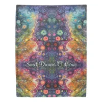 Bold Dramatic Playful Organic Shapes Watercolor  Duvet Cover