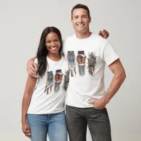 Boho Brushstroke Design T-Shirt