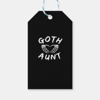 Goth Aunt Funny Emo Auntie Punk Cute Skeleton Hand Gift Tags
