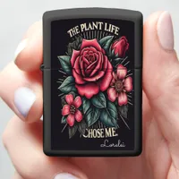 The Plant Life Chose Me Plant Lover’s Destiny  Zippo Lighter