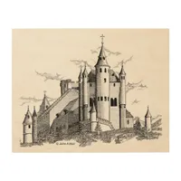 Wood Canvas - Alcazar - Castle - Black