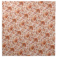 Abstract Floral Watercolor Pattern Autumn Colors Cloth Napkin