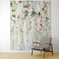 Pastel Floral Garland Wedding Prop Tapestry