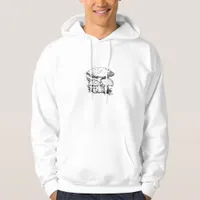 Cute Cottagecore Mushroom Fungi Goblincore Style Hoodie