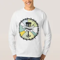 Disc Golf Personalized Couple Established Date     T-Shirt