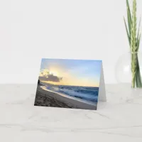 Beach Photography Blank Note Card