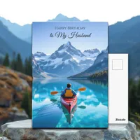 Keeping in Touch |  Kayaking in Mountains Postcard