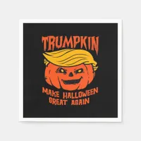 Trumpkin Halloween Pumpkin Election Napkins