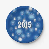 Paper Plate - New Year Bubbles