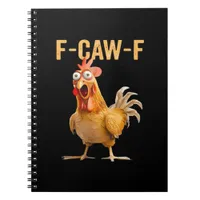 Gothic Funny Humor Crow F Caw F Style Notebook