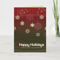 Happy Holidays Ripple Card