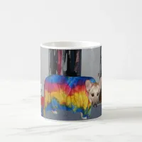 German Shepherd Modeling Clothes Coffee Mug