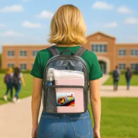 Soccer and Football Dynamics Clear Backpack