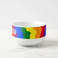 Rainbow Swirl Soup Mug