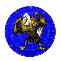 Cartoon Fighting Eagle Dartboard