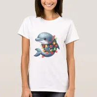 Adorable Christmas Dolphin T-Shirt