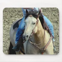 Buckskin Rodeo Horse Mouse Pad